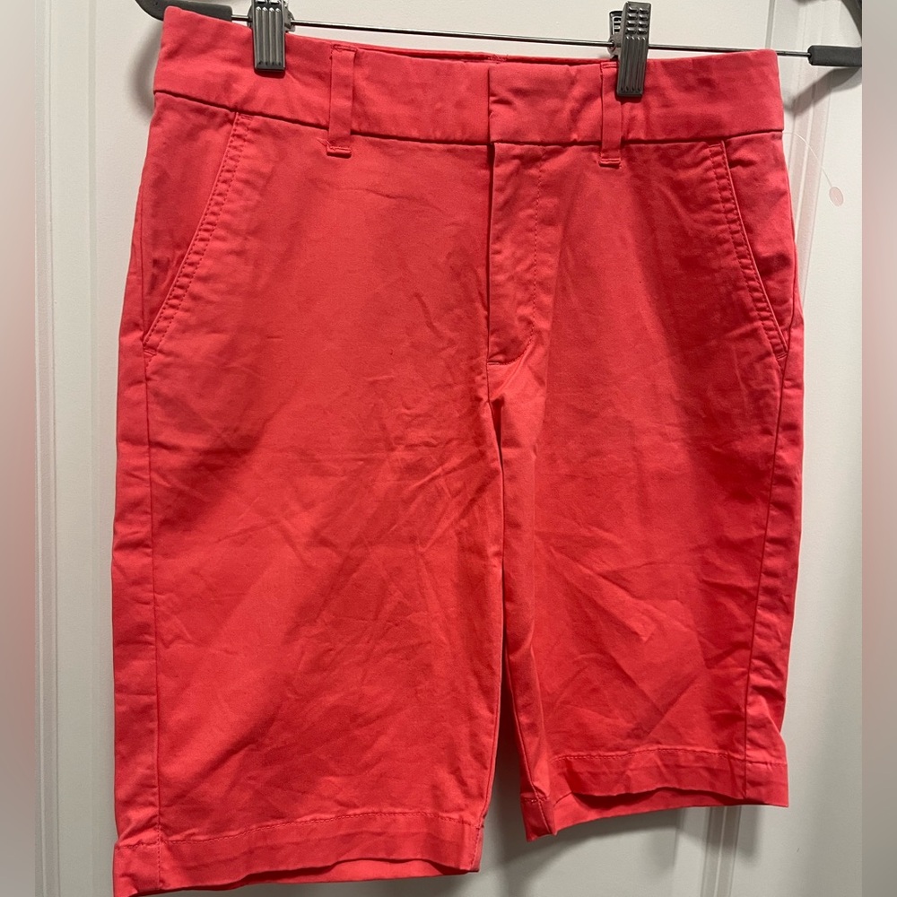 Tommy Hilfiger Women's Bermuda Shorts, Size 0, Pink